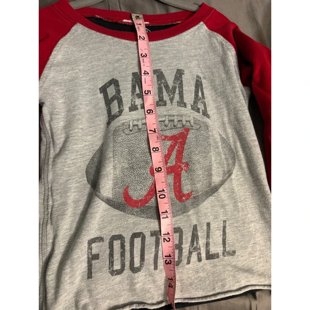 Alabama Crimson Tide Reversible Long‎ Sleeve Shirt Kids Bama Football Basketball